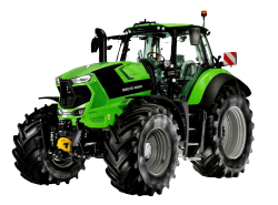 Deutz-Fahr 8280 TTV traktor med 268 hk, kompakt og kraftfuld, ideel til udfordrende opgaver på marken